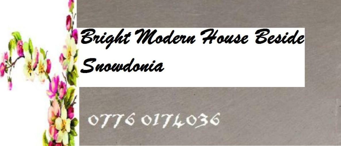 Bright Modern House Beside Snowdonia Villa Llanfairfechan Bagian luar foto